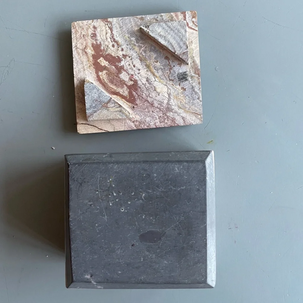 EUC Stone Trinket Box
